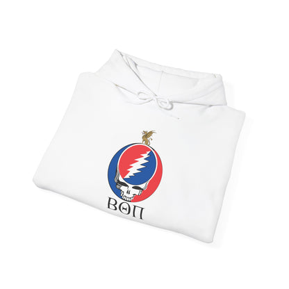 Personalized Beta Theta Pi Grateful Dead Unisex Heavy Blend Hoodie - Hooded Sweatshirt - Add A Name or Nickname To The Back for Free!