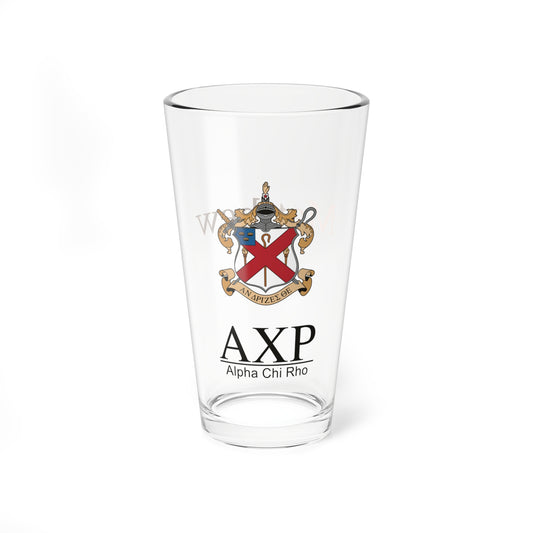Personalized AXP Fraternity Pint Glass - 16oz - Drinking Glass
