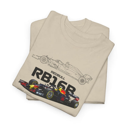 Red Bull Formula 1 Blueprint Collection Unisex Cotton Tee