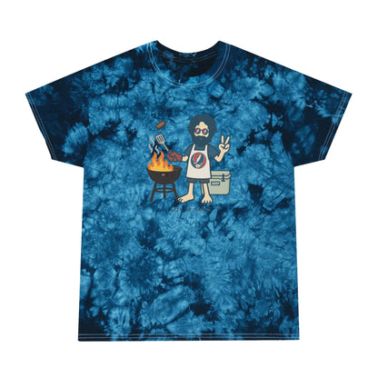 Grillin' Jerry | Life is dead. Stealie Crystal Tie-Dye Unisex T-Shirt