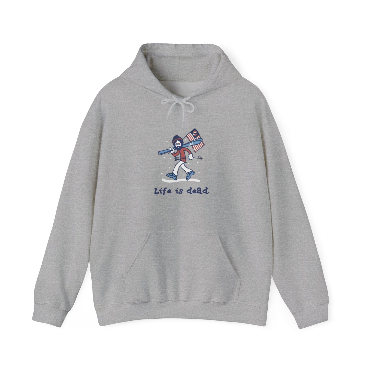 Skier Jerry Grateful Dead Unisex Hoodie  Winter Warmth