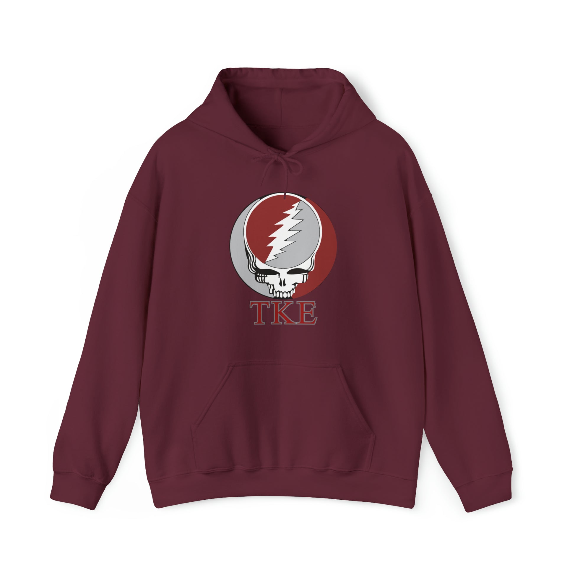 Personalized Tau Kappa Epsilon Grateful Dead Unisex Heavy Blend Hoodie - Hooded Sweatshirt - Add