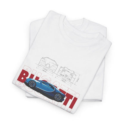 Bugatti Veyron Blueprint Collection Unisex T-Shirt