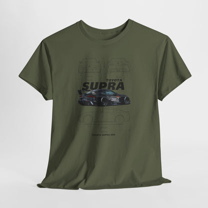 Toyota Supra A90 Blueprint Collection Unisex Cotton Tee
