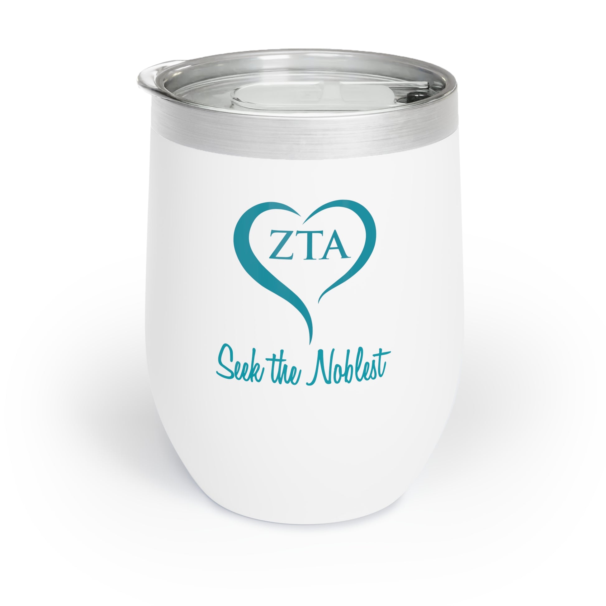 Personalized Zeta Tau Alpha Sorority Wine Tumbler - ZTA