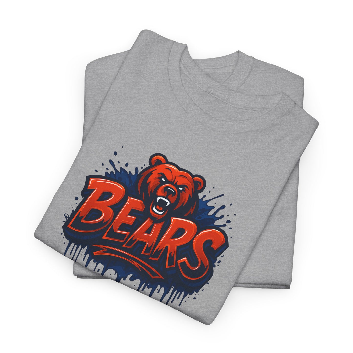 Chicago Bears Art Unisex Premium Cotton Tee