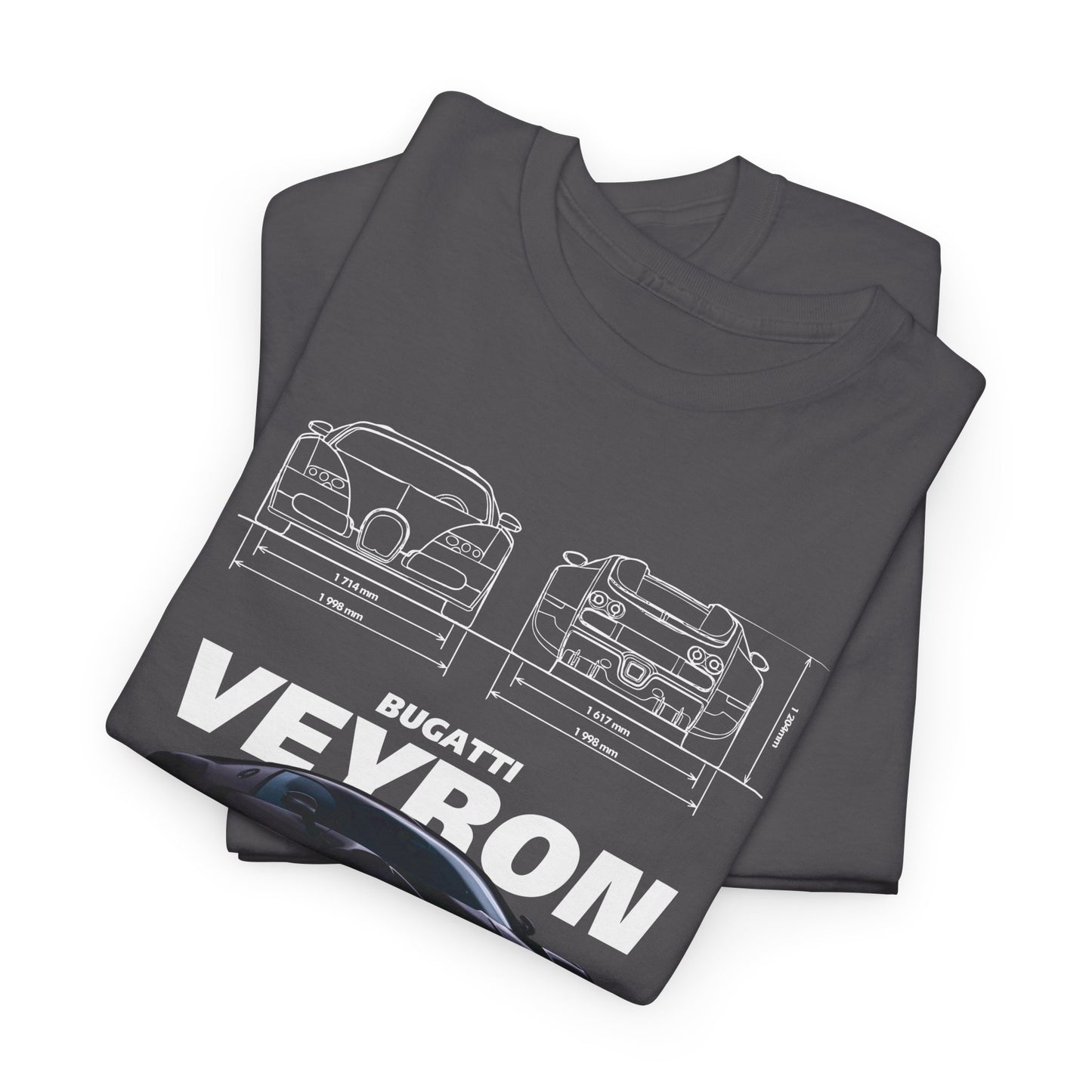 Bugatti Veyron Blueprint Collection Unisex T-Shirt