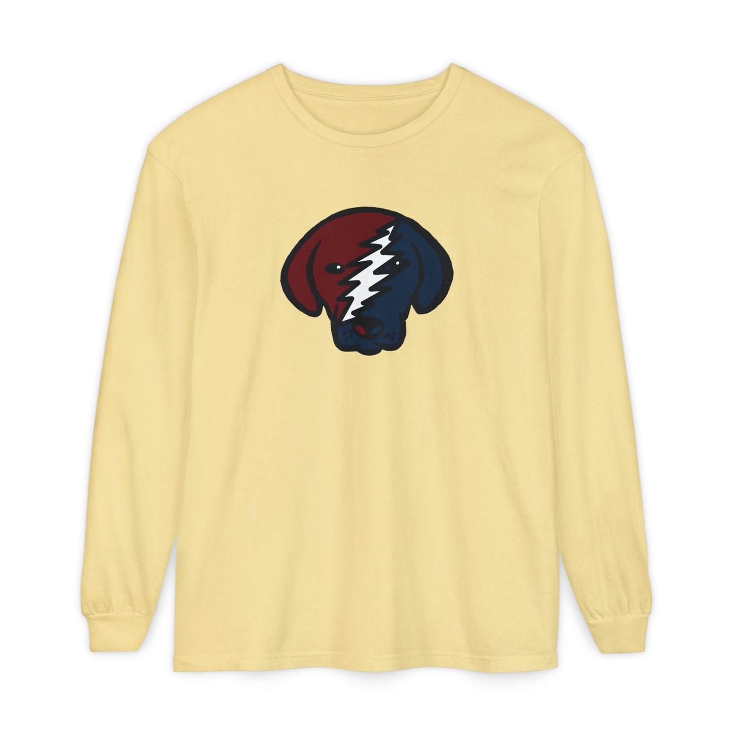 Stealie Pup Vineyard Collection Unisex Garment-dyed Long Sleeve