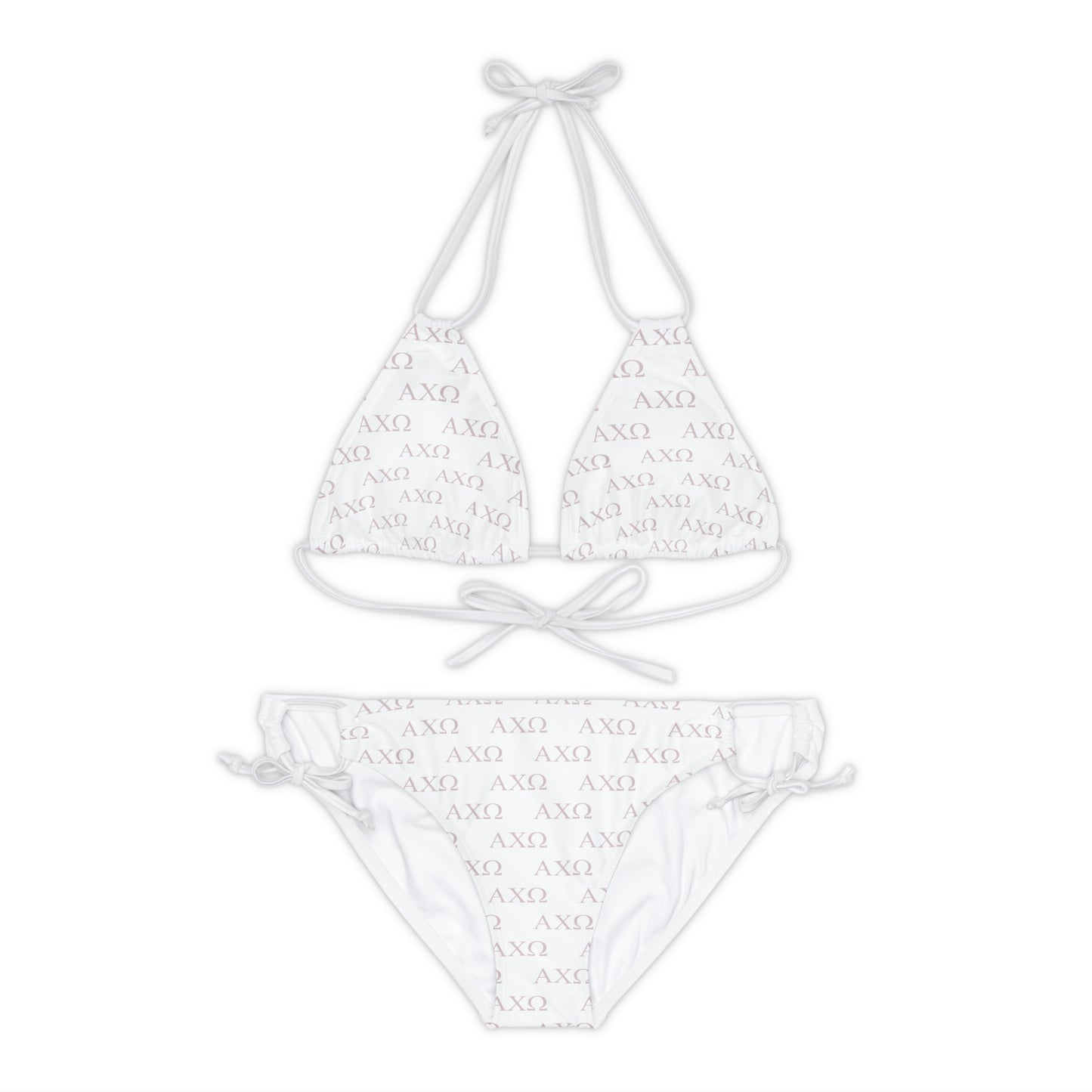 Alpha Chi Omega Sorority Strappy Bikini Set