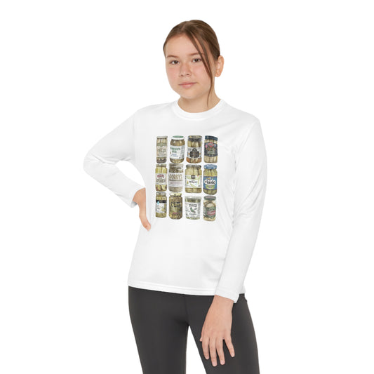Personalized Pickles Youth Long Sleeve Competitor Tee - Trending