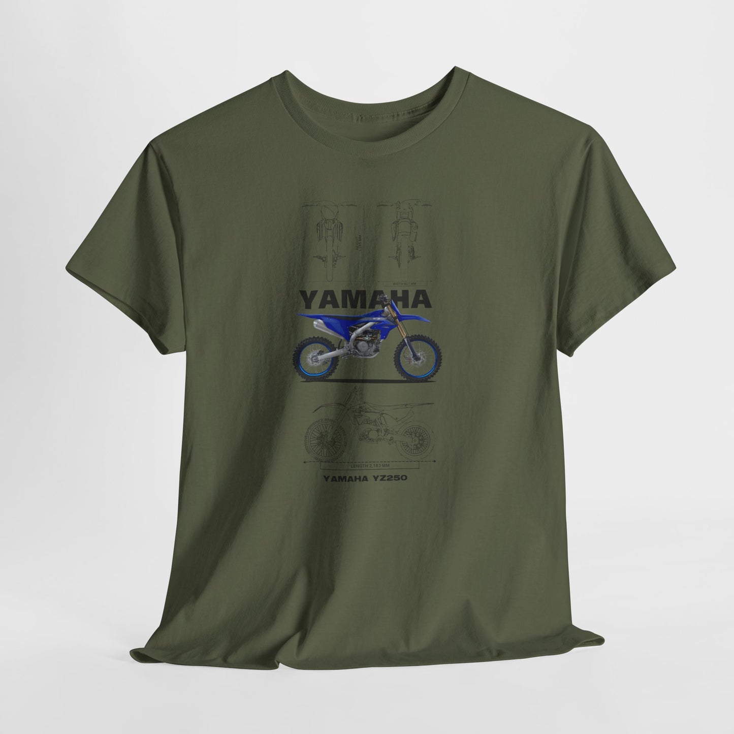 Yamaha YZ250 Blueprint Collection Unisex Cotton Tee