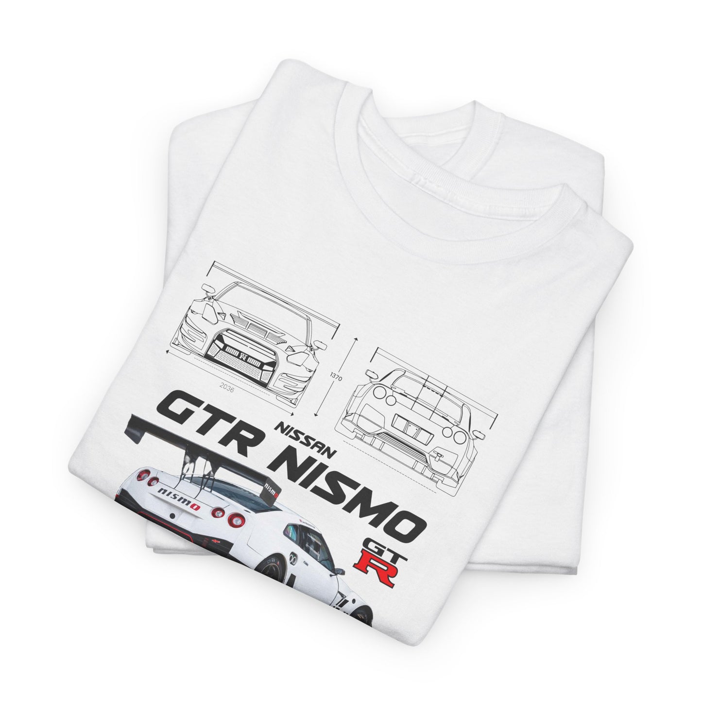 Nissan GTR Nismo Blueprint Collection Unisex Cotton Tee