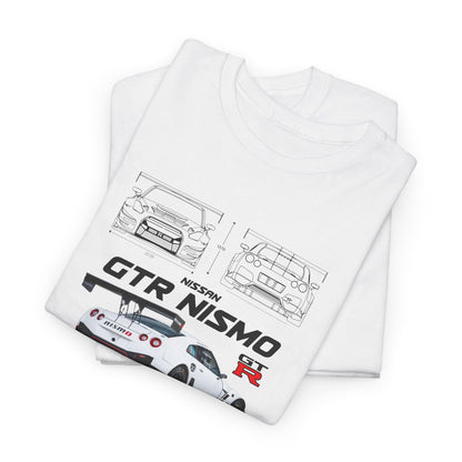 Nissan GTR Nismo Blueprint Collection Unisex Cotton Tee