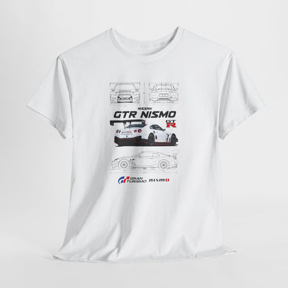 Nissan GTR Nismo Blueprint Collection Unisex Cotton Tee
