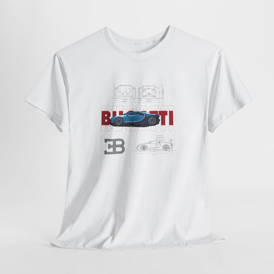 Bugatti Veyron Blueprint Collection Unisex T-Shirt