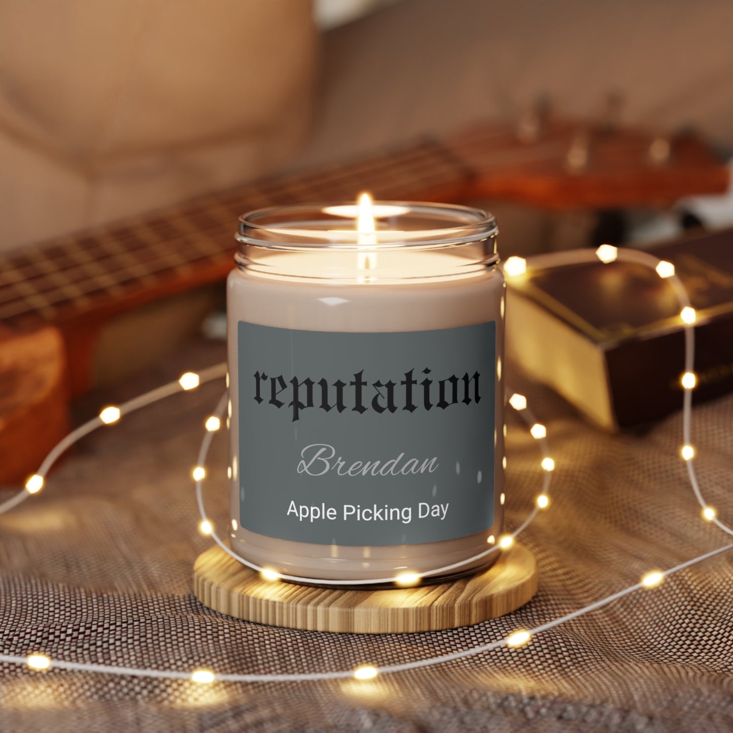 Personalized Reputation Candle - Taylor Swift Scented Soy Candle, 9oz