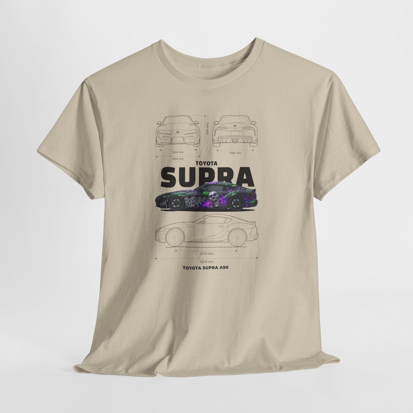 Toyota Supra A90 Blueprint Collection Unisex Cotton Tee