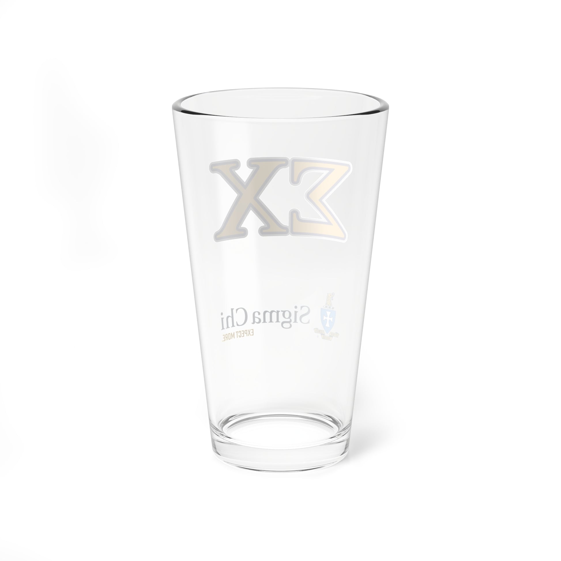 Sigma Chi Fraternity Pint Glass - 16oz - Drinking Glass