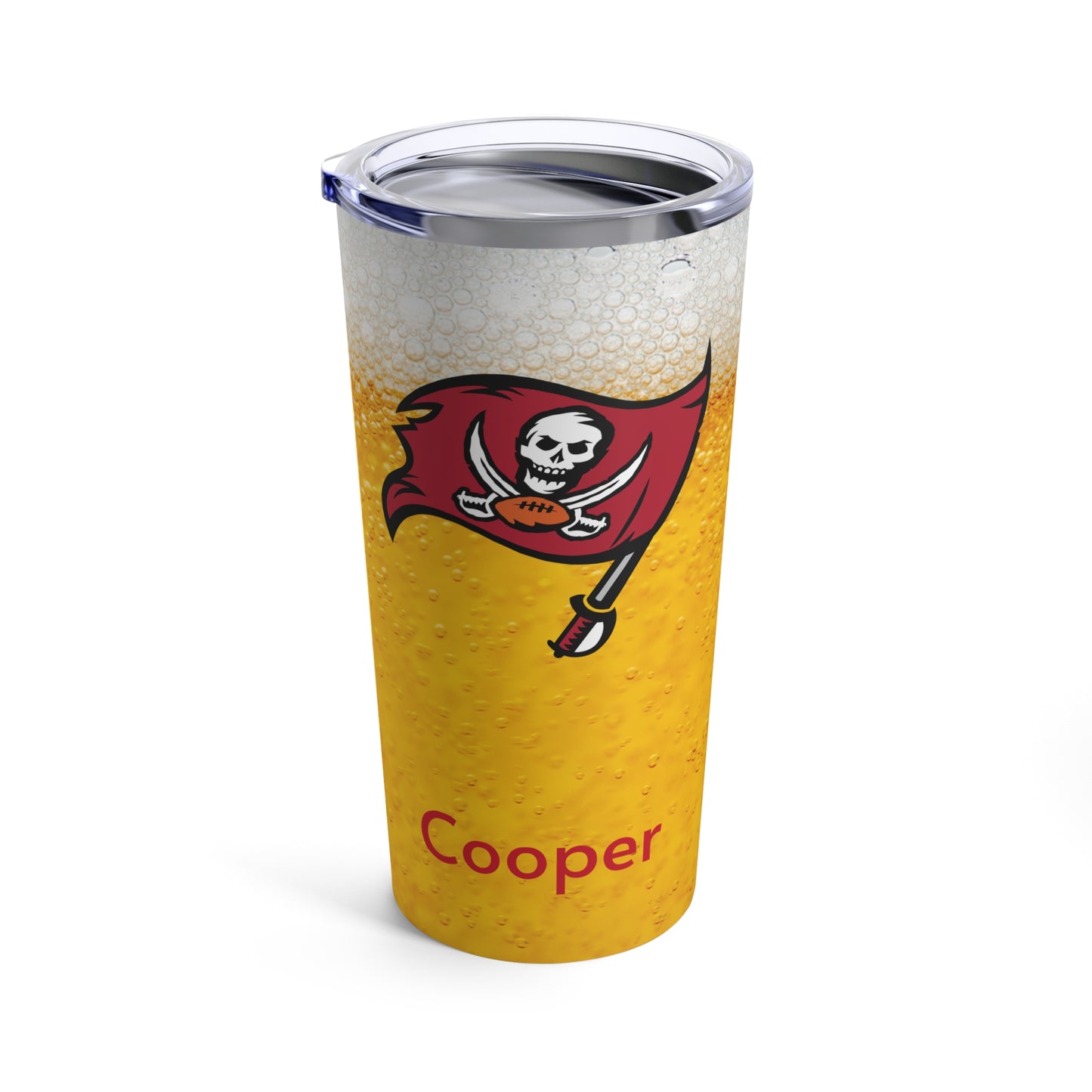 Personalized Tampa Bay Buccaneers 20oz Travel Mug Tumbler