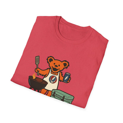 Grillin' Bear - Life is dead. Grateful Dead TShirt