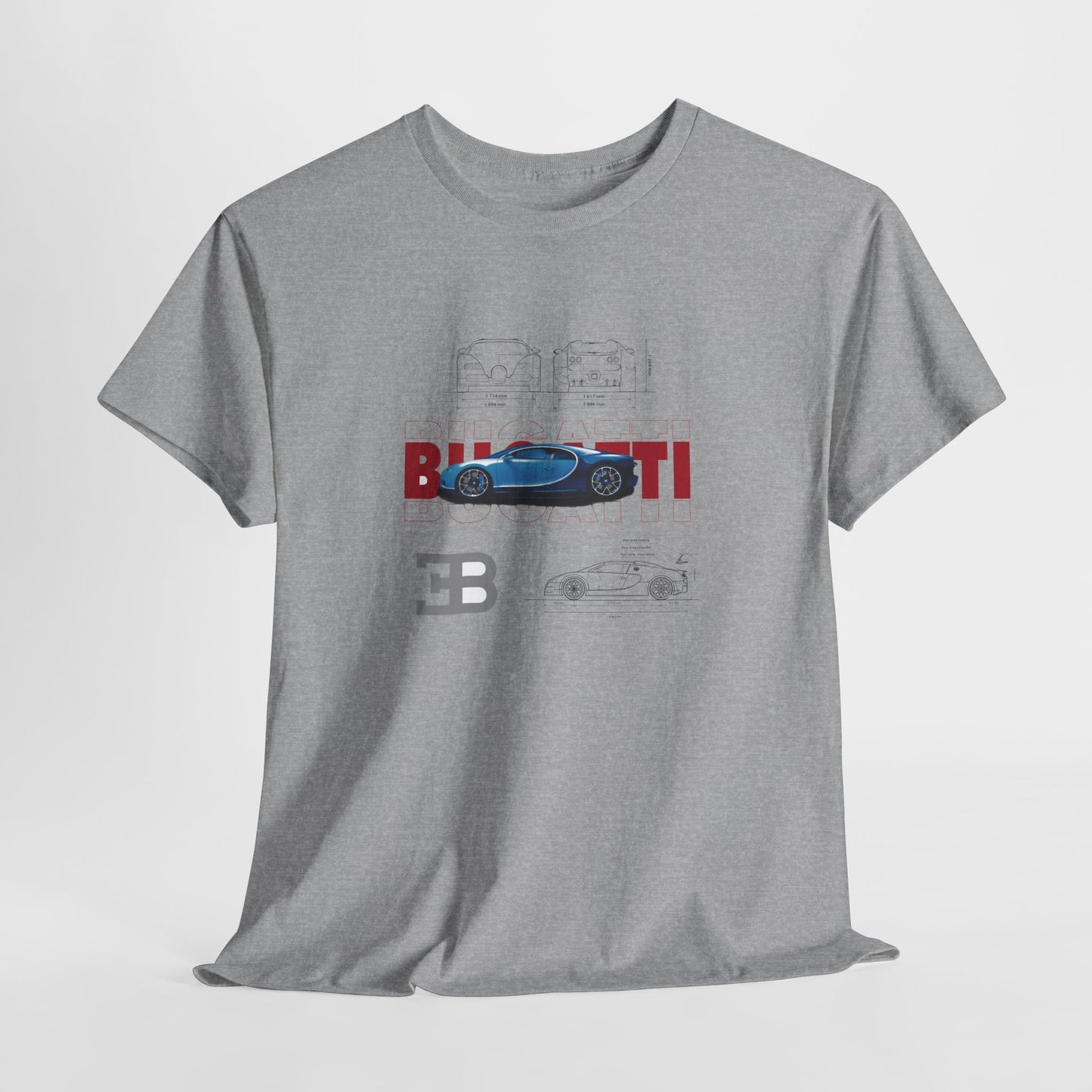 Bugatti Veyron Blueprint Collection Unisex T-Shirt