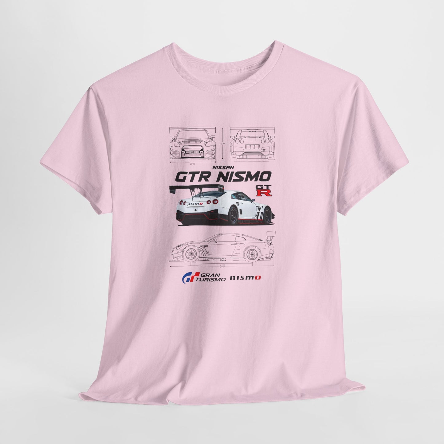Nissan GTR Nismo Blueprint Collection Unisex Cotton Tee