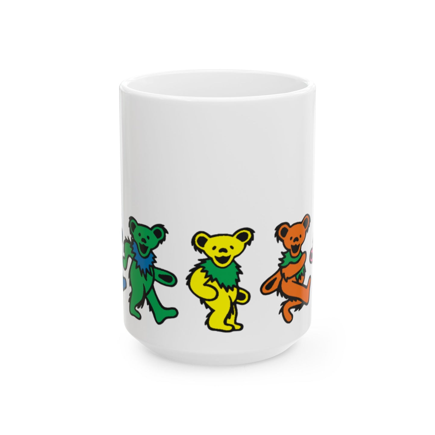 Dancing Bears Ceramic Coffee Mug