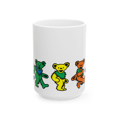 Dancing Bears Ceramic Coffee Mug