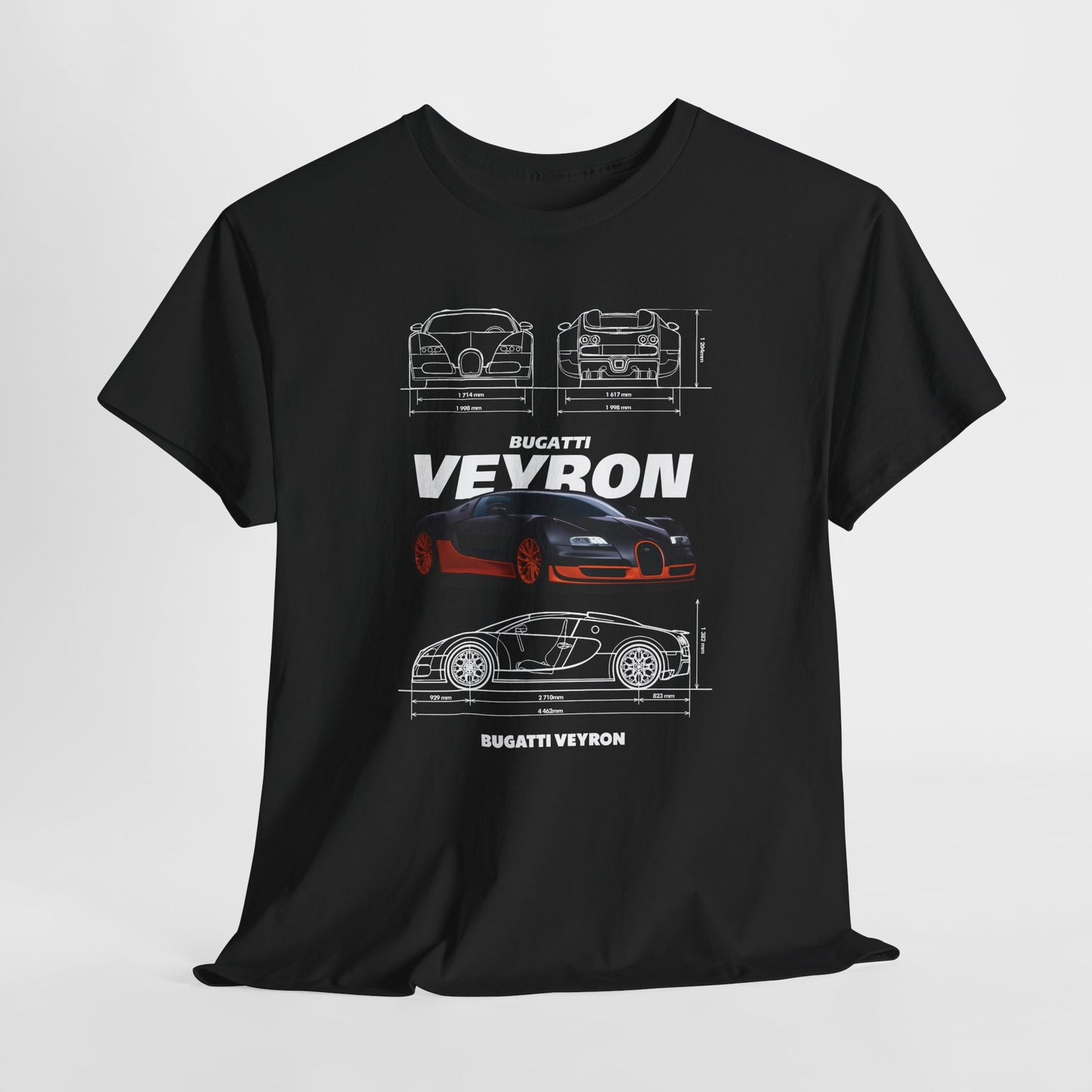 Bugatti Veyron Blueprint Collection Unisex T-Shirt