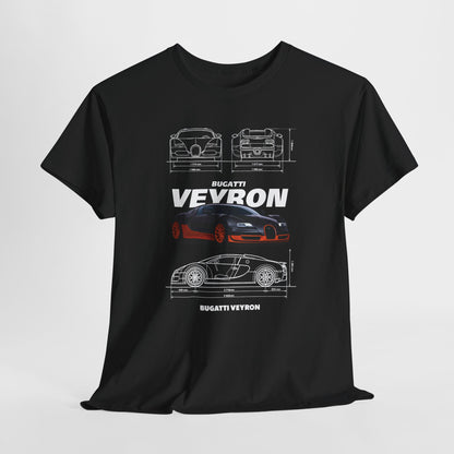 Bugatti Veyron Blueprint Collection Unisex T-Shirt