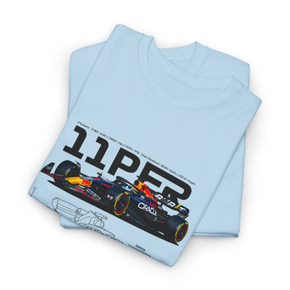 Red Bull Formula 1 Blueprint Collection Unisex Cotton Tee