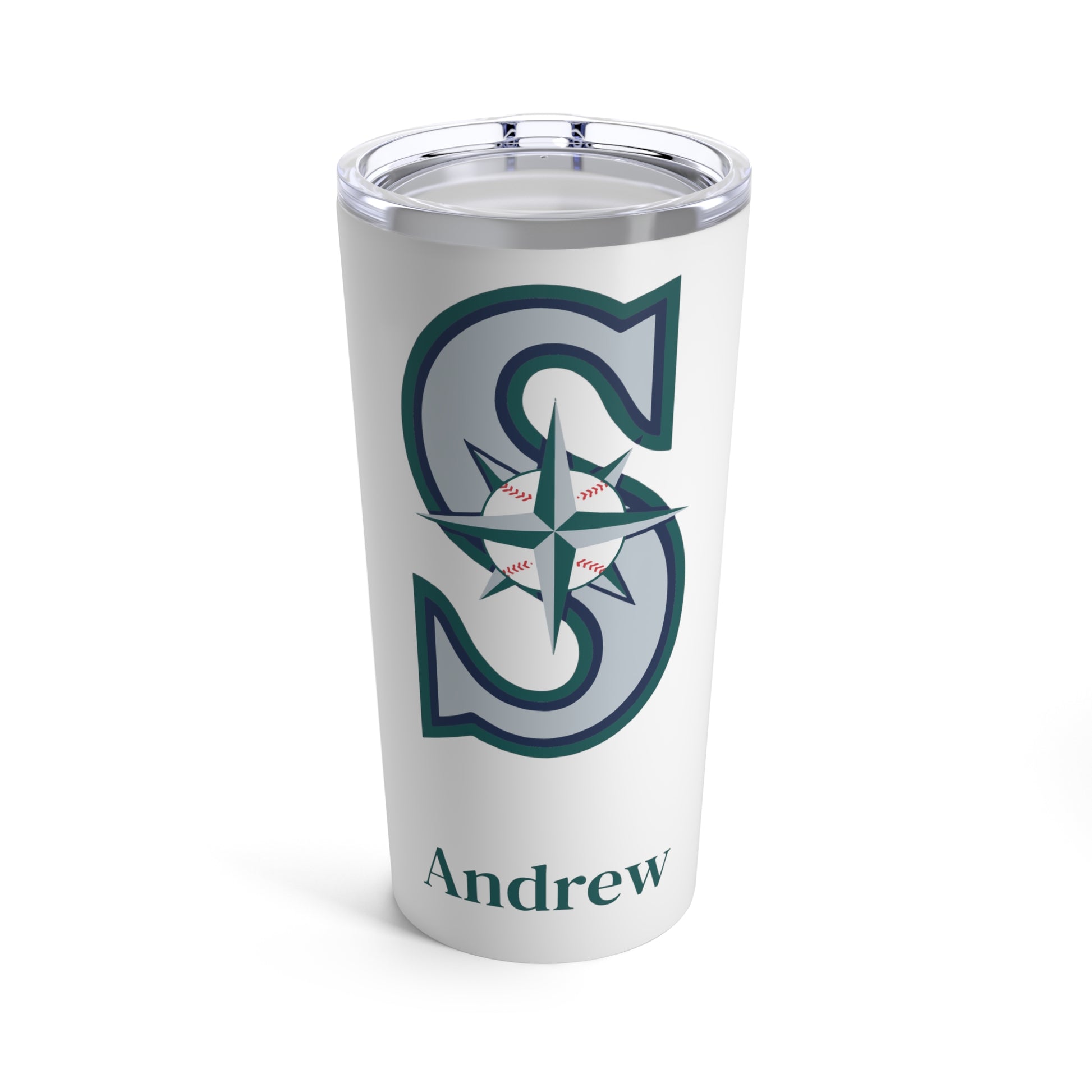 Personalized Seattle Mariners 20oz Travel Mug Tumbler