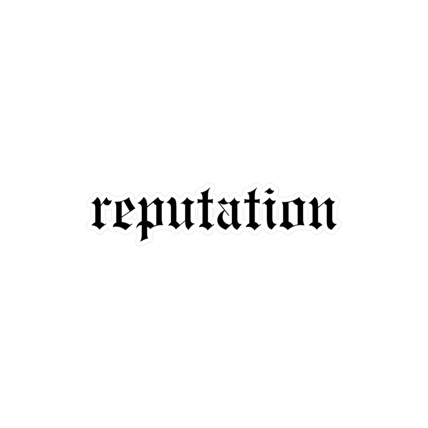 Taylor Swift Reputation Vinyl Sticker