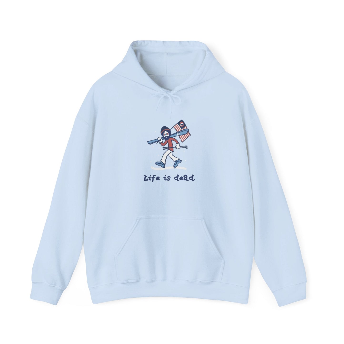 Skier Jerry Grateful Dead Unisex Hoodie  Winter Warmth