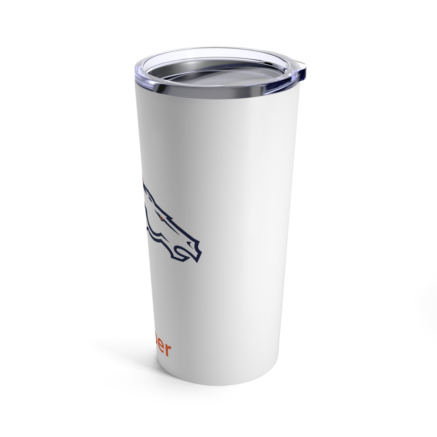 Personalized Denver Broncos Travel Mug