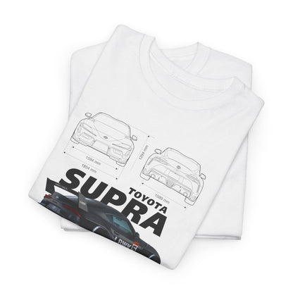Toyota Supra A90 Blueprint Collection Unisex Cotton Tee