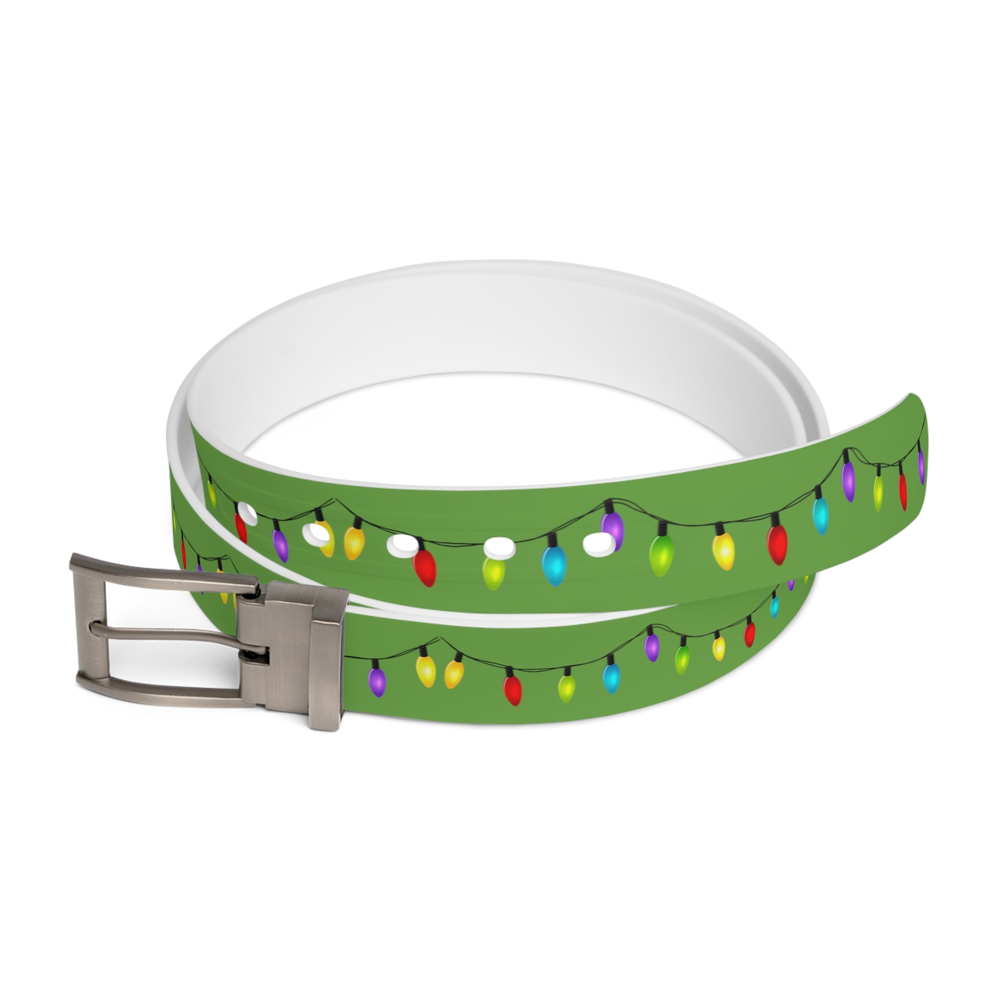 Ugly Christmas Belt - Green - Men'