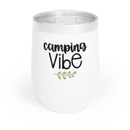 Camping Vibe 12oz Wine Tumbler