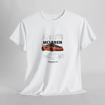 MCLAREN 720S Blueprint Collection Unisex Cotton Tee