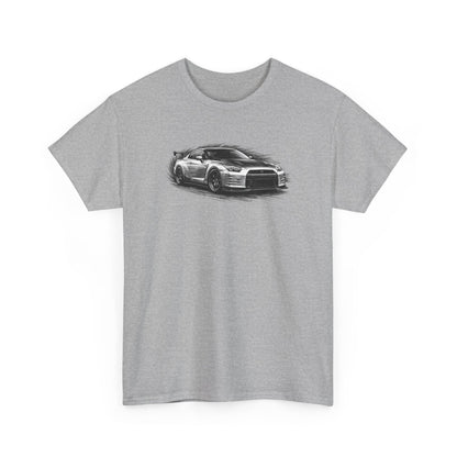 Nissan GT-R Pencil Sketch Unisex Cotton Tee