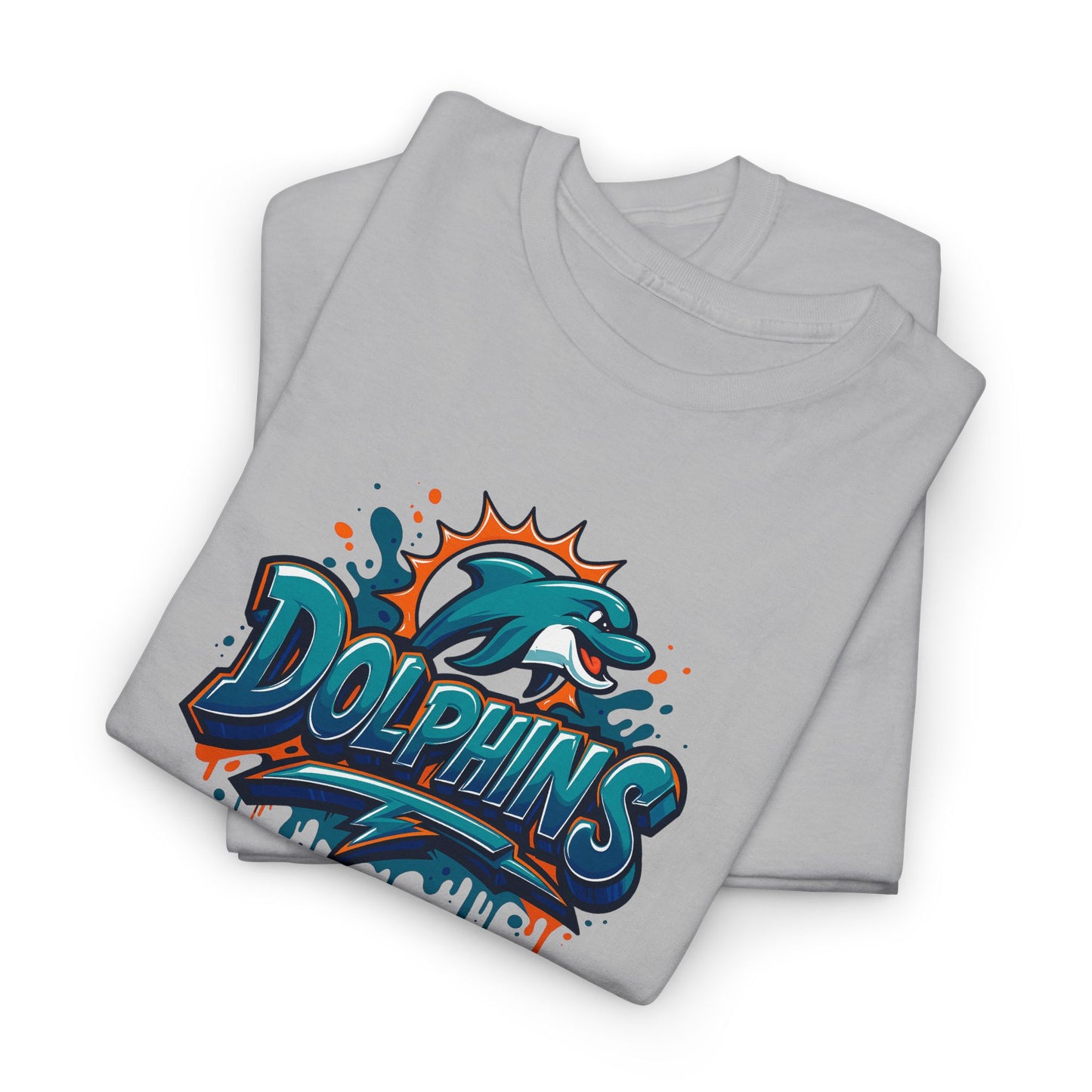 Miami Dolphins Art Unisex Premium Cotton Tee