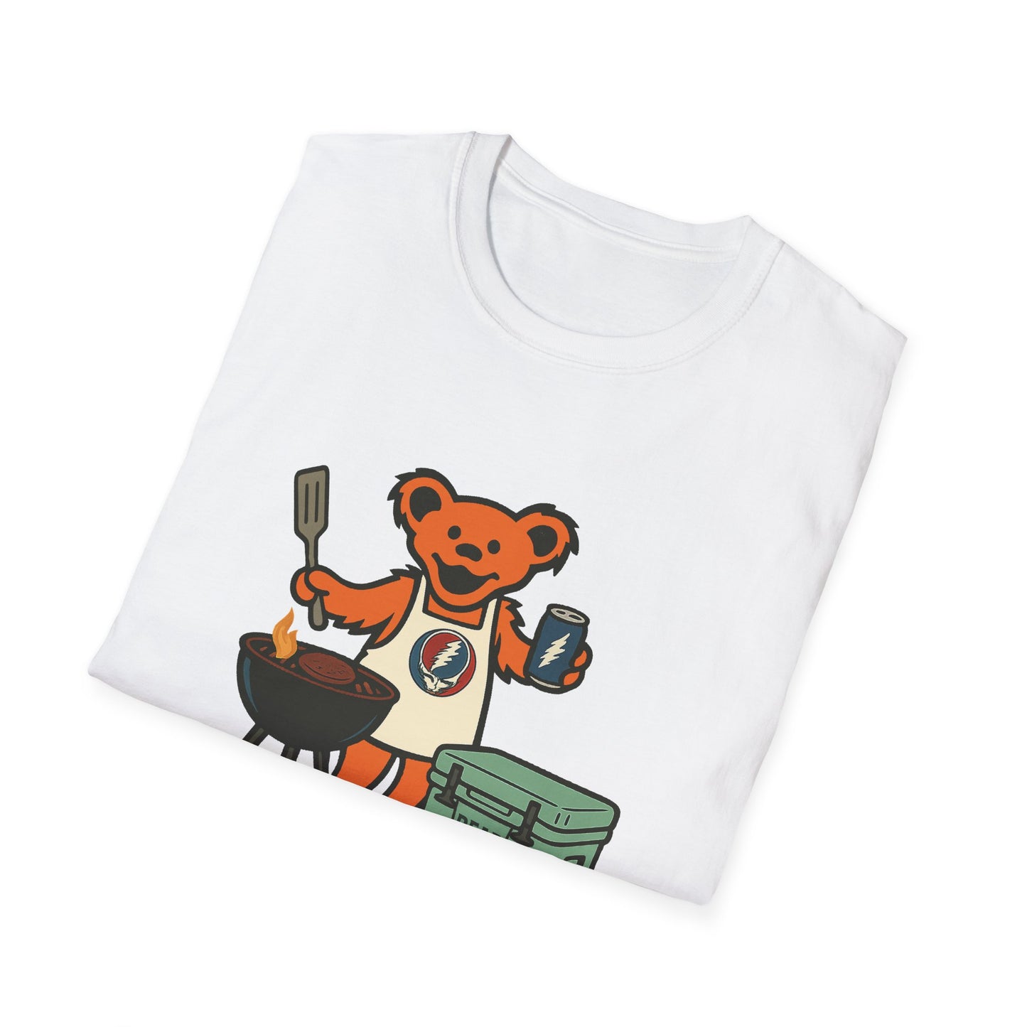 Grillin' Bear - Life is dead. Grateful Dead TShirt