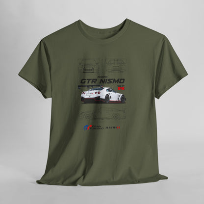 Nissan GTR Nismo Blueprint Collection Unisex Cotton Tee