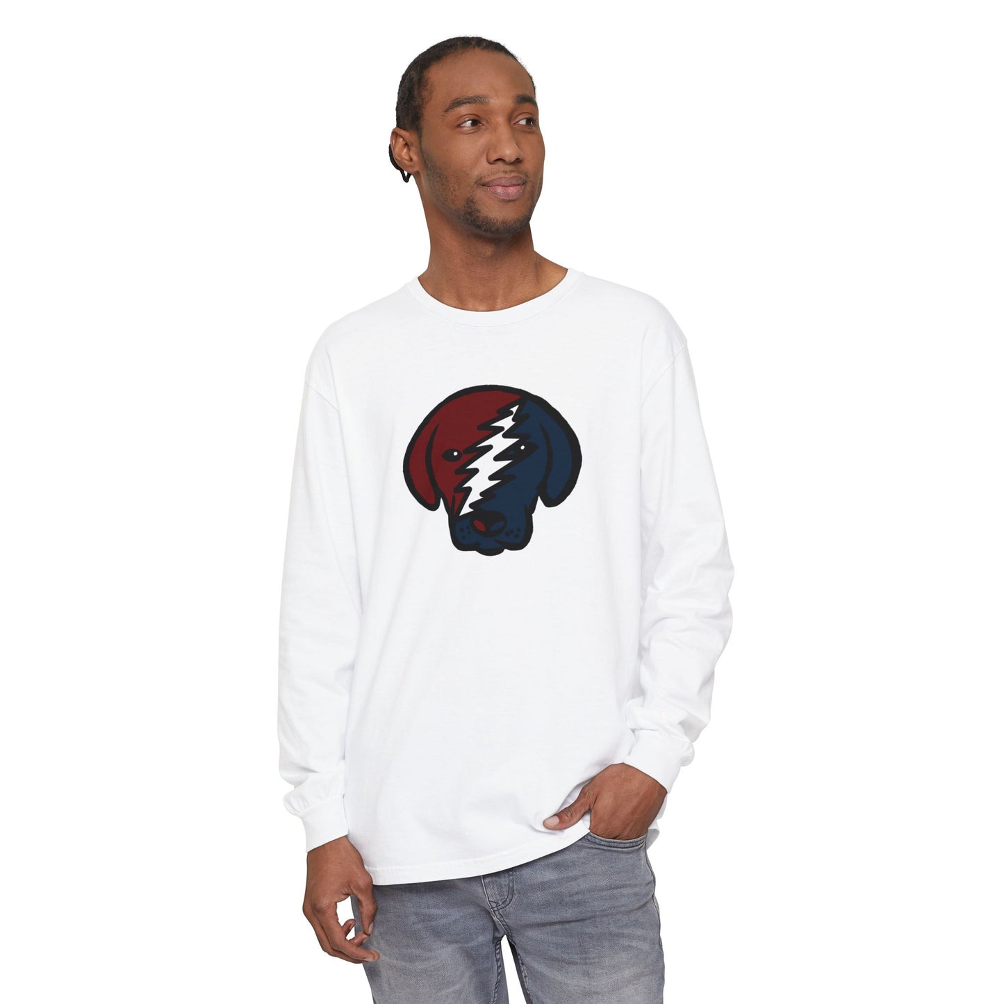 Stealie Pup Vineyard Collection Unisex Garment-dyed Long Sleeve