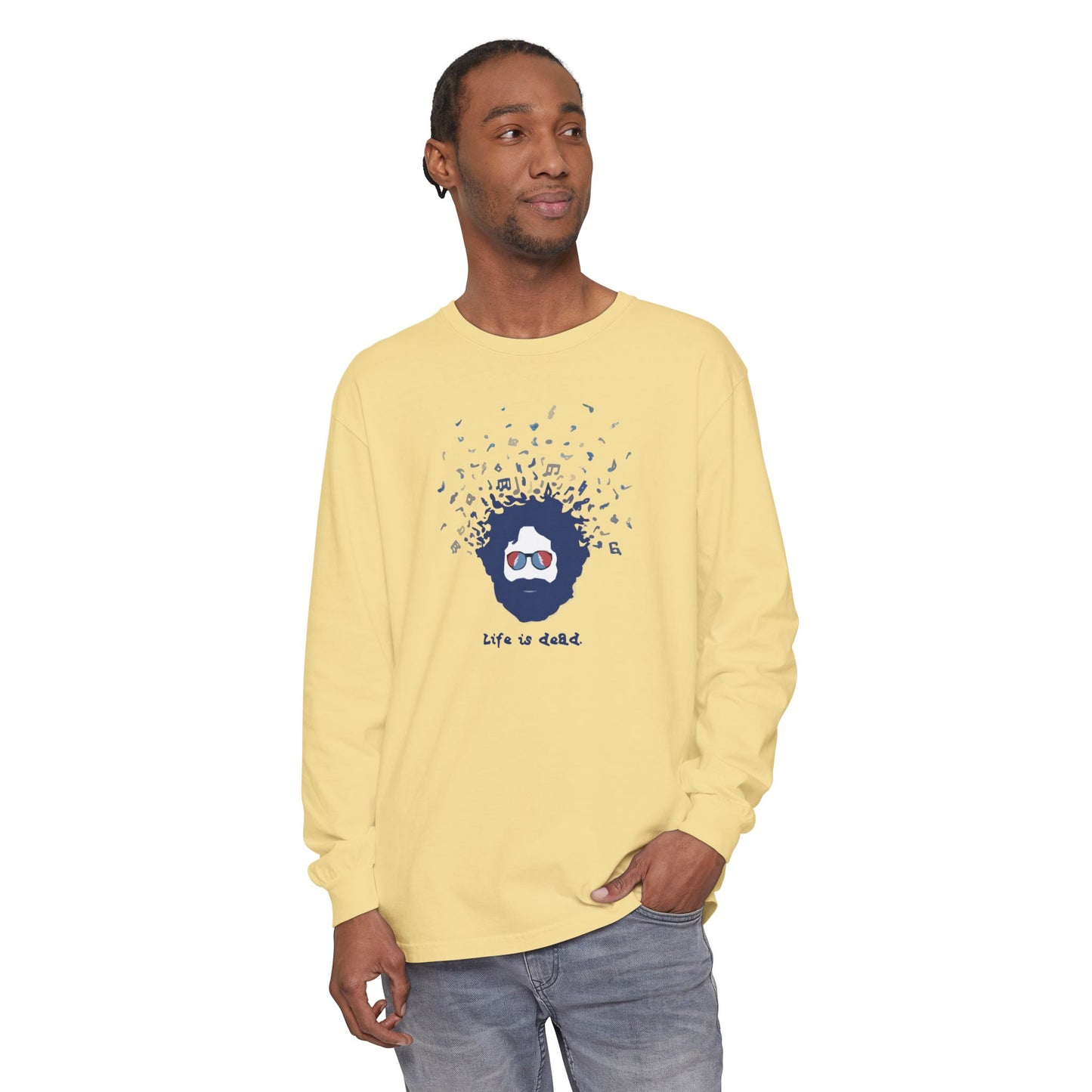 Jerry's Bursting with Music Life is Dead Long Sleeve T-Shirt