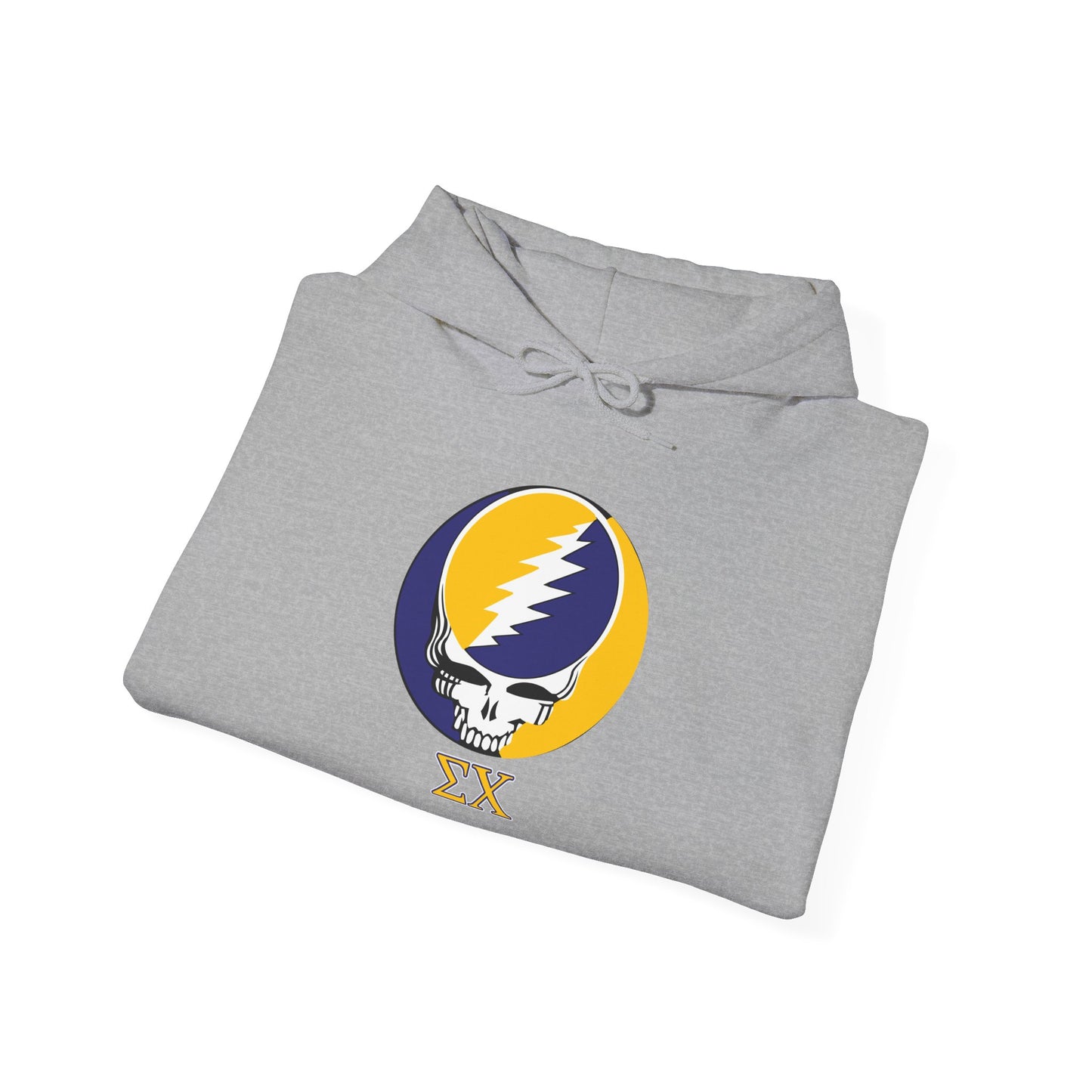 Personalized Sigma Chi Grateful Dead Unisex Heavy Blend Hoodie - Hooded Sweatshirt - Add A Name or Nickname To The Back for Free!