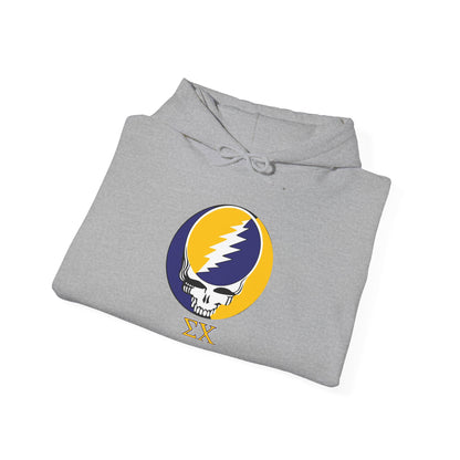 Personalized Sigma Chi Grateful Dead Unisex Heavy Blend Hoodie - Hooded Sweatshirt - Add A Name or Nickname To The Back for Free!