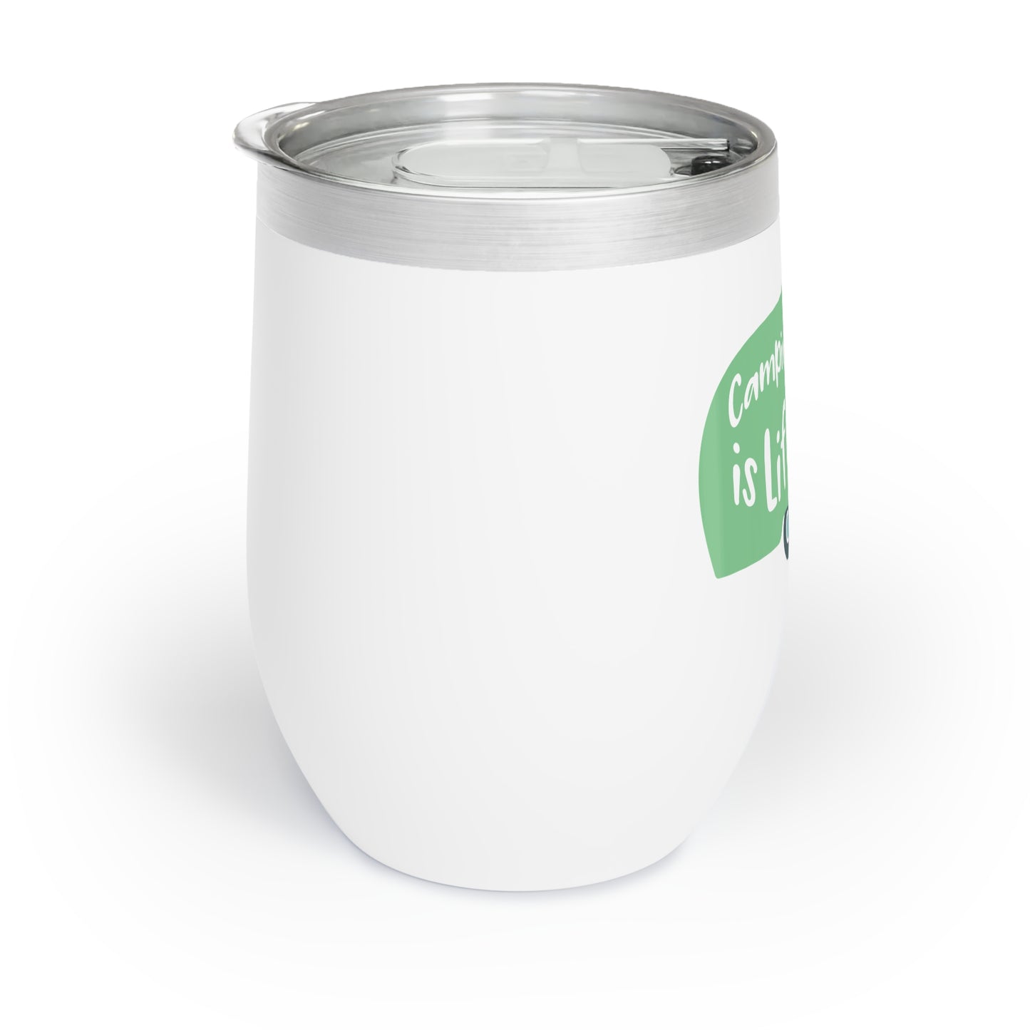 Camping is Life 12oz Wine Tumbler