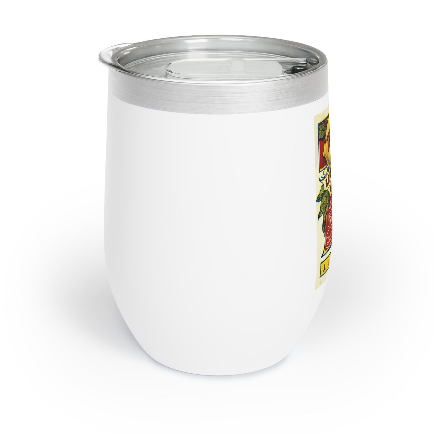 Wine Tumbler - 'Trulem' Lemon Juice Cordial Label