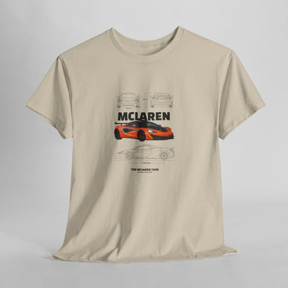 MCLAREN 720S Blueprint Collection Unisex Cotton Tee